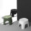 1pc black plastic anti-slip multi-use low stool for home and bathroom 6