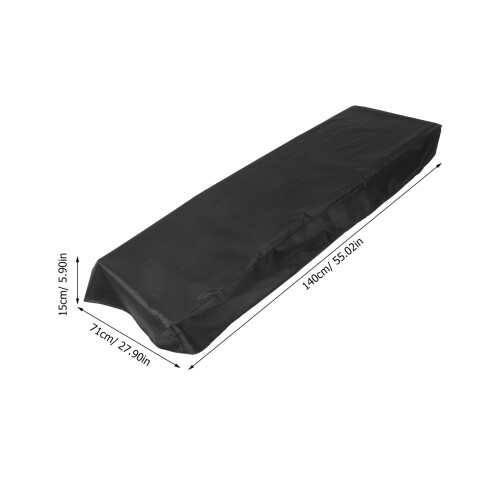 Waterproof Folding Treadmill Cover Black 1pack 2