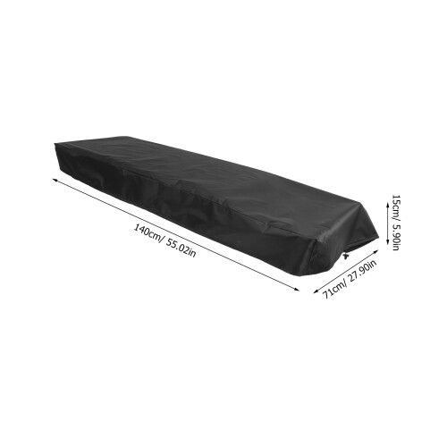 Waterproof Folding Treadmill Cover Black 1pack 1