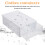 2 Pcs Boxes Plastic Storage Organizers Drawers Vertical Container 9