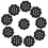 Hard Hat Liner Insert Black Foam Liner 10pcs 6