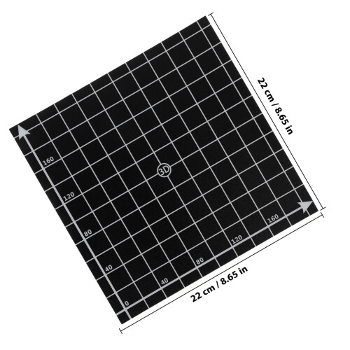 1 Pc Frosted Heated Bed Sticker For 3D Printer Platform 1