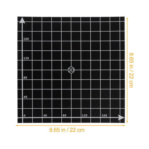 1 Pc Frosted Heated Bed Sticker For 3D Printer Platform 2