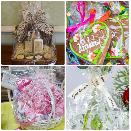 Cellophane Wrap Roll Clear Wrapping Paper For Hamper Flower Basket 1