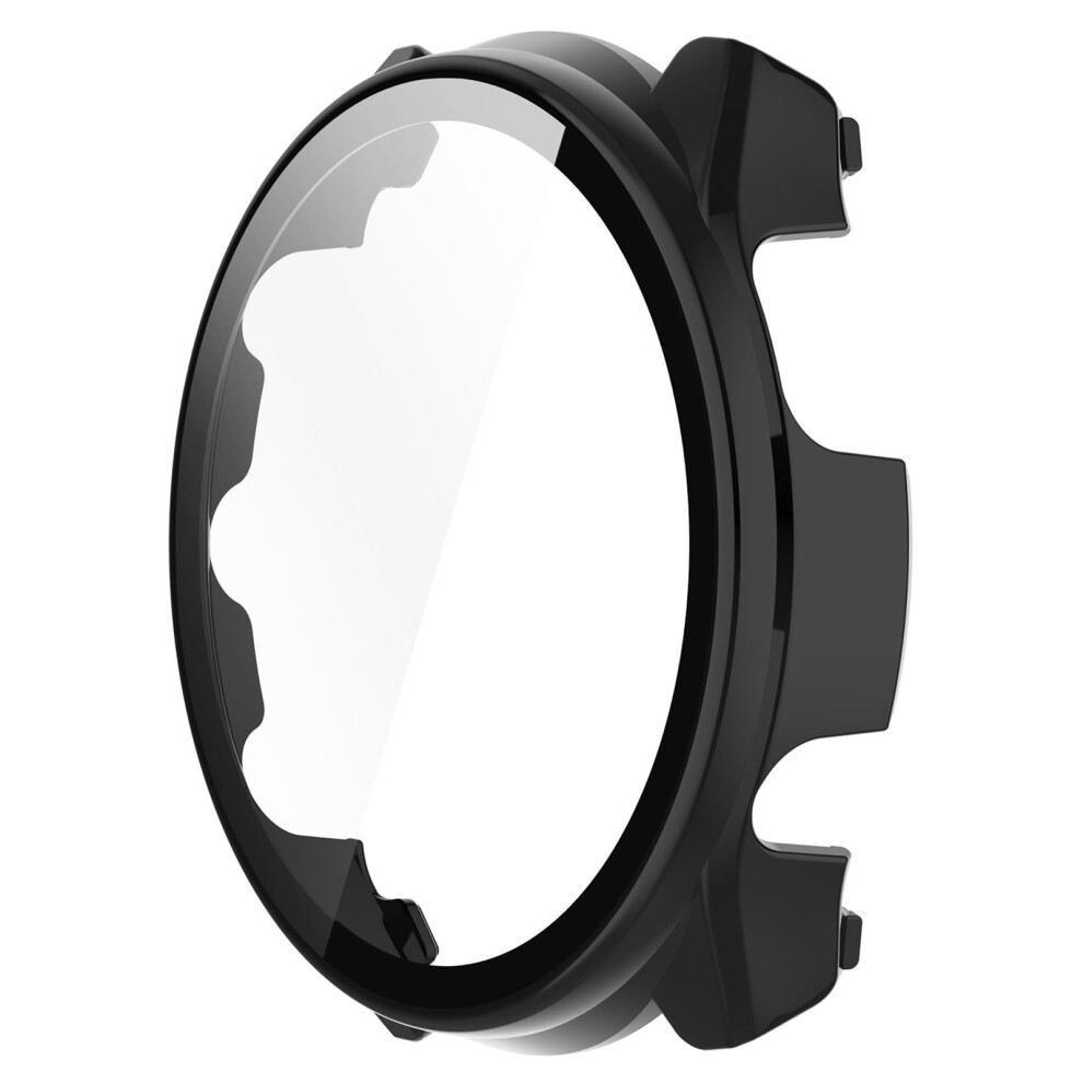 Anti-Scratch Protective Case For Forerunner965 With Tempered-Glass Screen Protector Smartwatch Hard-Shell Black 9105992839032