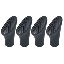 4 Pcs Alpenstock Non-Slip Cover End Walking Stick Protector Travel