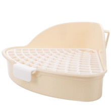 Corner Cat Litter Box Triangle Tray For Rabbits Hamsters