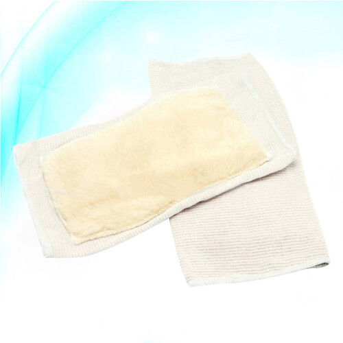 One Pair Thickened Knee Sleeve With Artificial Wool For Warmth 2