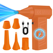 Akku-Gebläse, 105.000 U/min, Luftzerstäuber mit 5-Orange