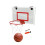1pc Creative Basketball Board No Punching Hanging Basket 8