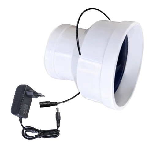 Energieeffizienter 3 W 12 V Inline-Abluftventilator für Küche,