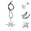 car hanging ornament with compass star design for rear view mirror 6