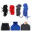 Replacement Drawstring Cord For Pants Metal Dark Gray 24pcs 3