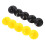 10Pcs Kids Bow Suction Cup Arrows Replacement (Black+Yellow) 1