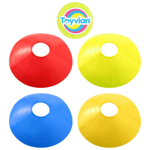 16 Piastra Allenamento Calcio Disco Ostacolo