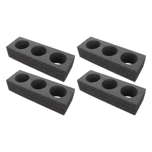 4pcs milk tea cup holders 3-hole portable beverage packing tools