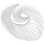 Rhinestone Rope Silver 1pack 35.4x4.7in 1