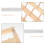 1 Set Wooden Spool Holder Sewing Thread Storage Rack 8