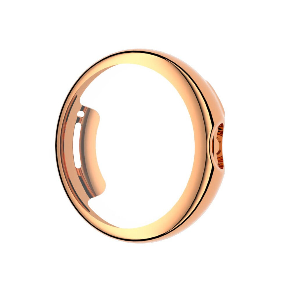 Watch Screen Protector Case For Google Pixel, Smart Watch Anti-Scratch Electroplating Tpu Face Cover, Rose Gold 9105992839209