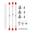 Needle Airbrushes Nozzle Accessories Replacement Set 1