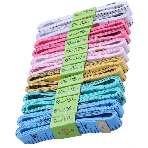 12 Pcs Measuring Fabric Tape Measure Soft Ruler Durable 2