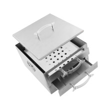 Rustproof Homes Kitchen Steamer With Slide Out-Double layer