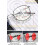 Round Varifocal Reading Glasses Metal Thin Frame Blue Light Blocking Multifocal Computer Titanium Silver 3.0 Dioptres 3