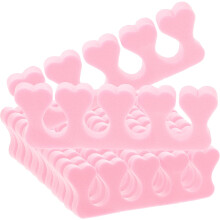 40 pz separatore dita in per pedicure e ricostruzione unghie rosa
