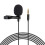 Mini Lavalier Mic Clip Recording Microphone For Pc Smartphone Black 8