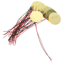 20 pz dischi piezoelettrici in rame per microfoni e strumenti musicali