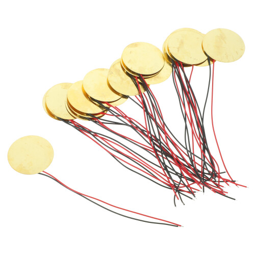 20 pz dischi piezoelettrici in rame per microfoni e strumenti musicali 2