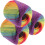 3 Colorato per Sciarpa Cappello Scialle Uncinetto 2