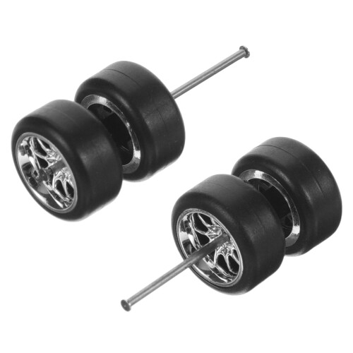 set ruote sostituibili per auto radiocomandate 1/64