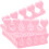 40 pz separatore dita in per pedicure e unghie rosa 1