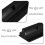 Rv Mounting Bracket Abs 2set 21.61x4.32x2.36 In 8