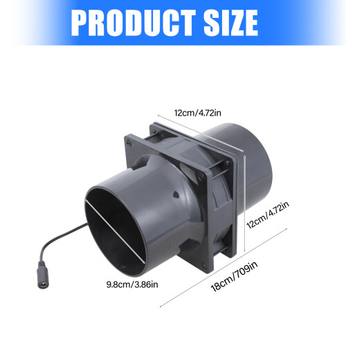 Système d'échappement réglable de 210CFM 12cm pour le contrôle 2