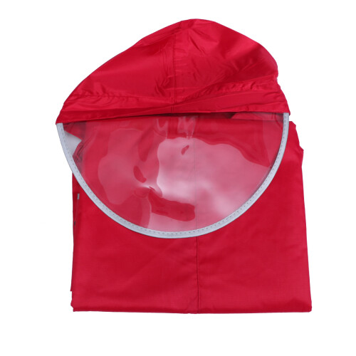 Bicycle Rain Gear Cape Lightweight Waterproof Red 1pack 2