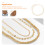 Set Cinture In Metallo Con Paillettes Per E Addome 9