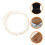 Set Cinture In Metallo Con Paillettes Per E Addome 6