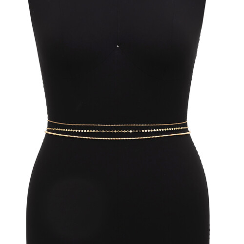 Set Cinture In Metallo Con Paillettes Per E Addome 2