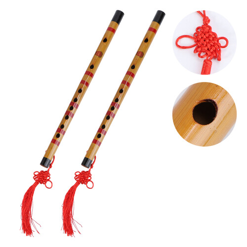 flauto in bamboo 2 pezzi strumento musicale per principianti 1