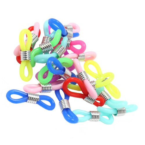 100 pezzi terminali per occhiali con connettori antiscivolo