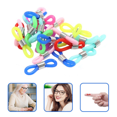 100 pezzi terminali per occhiali con connettori antiscivolo 2