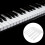 52 pz bianchi per pianoforte, ricambio e 5