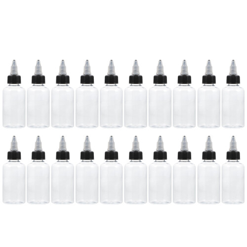 20 pezzi bottiglie da 50 ml trasparenti per sigillante 1