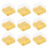 50 pezzi scatole plastiche quadrate per dolci e brioche con 9