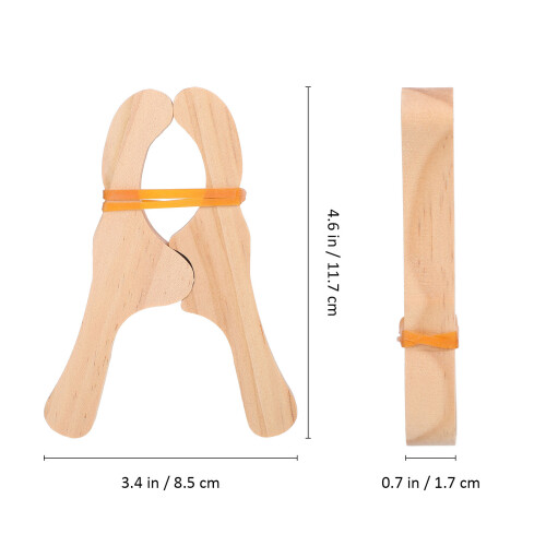 3 clip in legno per bambini, per giochi e tessuti 1