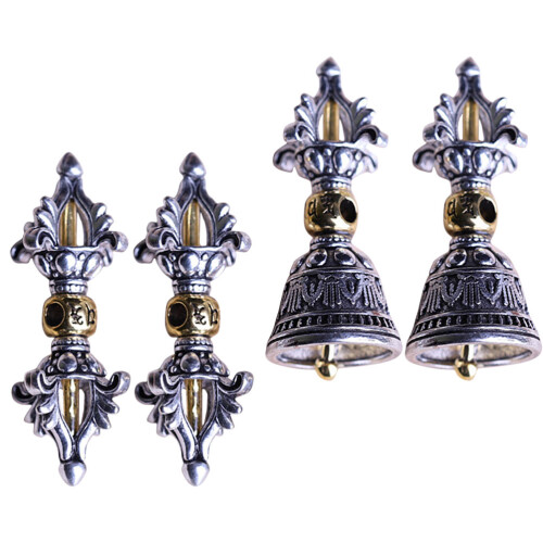 4 Pezzi Pendente Vajry Pestello Collana Religiosa Buddhista