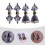 4 Pezzi Pendente Vajry Pestello Collana Religiosa Buddhista 8