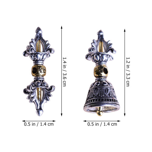 4 Pezzi Pendente Vajry Pestello Collana Religiosa Buddhista 1
